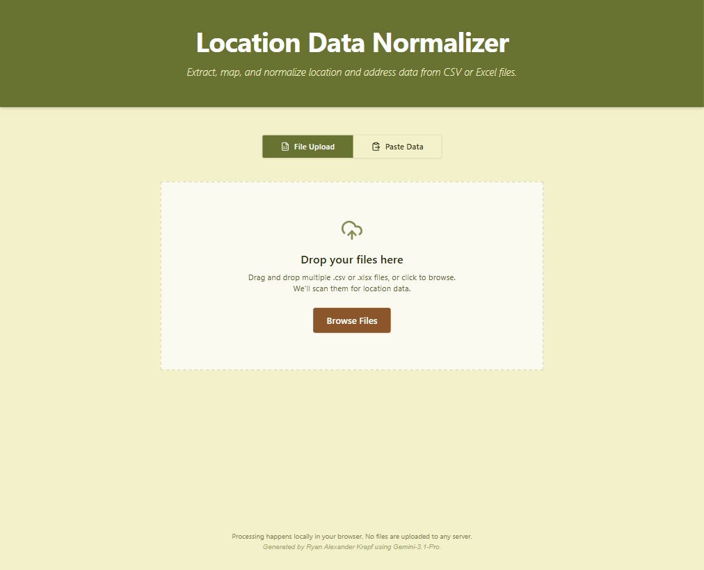 Location Data Normalizer
