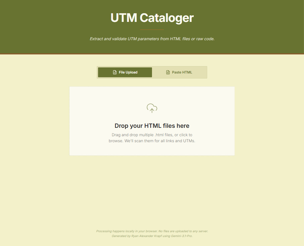 UTM Cataloger